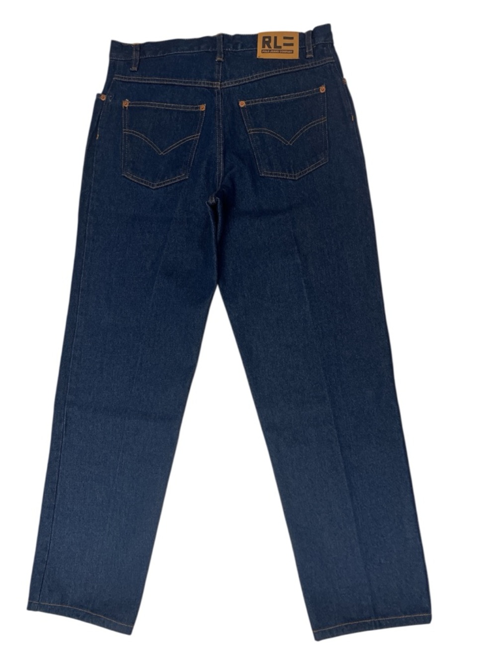 Polo jeans dark wash baggy tapered denim jeans